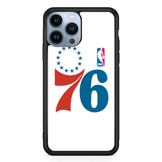 Philadelphia 76ers White iPhone 13 Pro Max Case