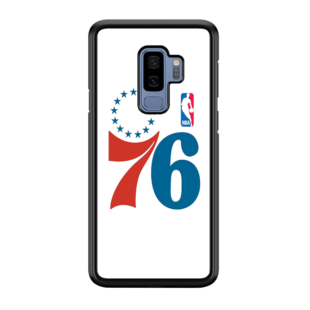 Philadelphia 76ers White Samsung Galaxy S9 Plus Case