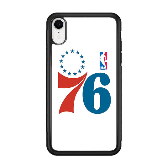 Philadelphia 76ers White iPhone XR Case