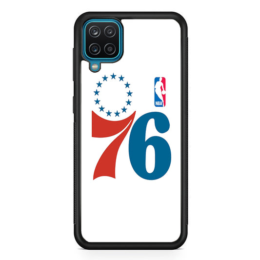 Philadelphia 76ers White Samsung Galaxy A12 Case