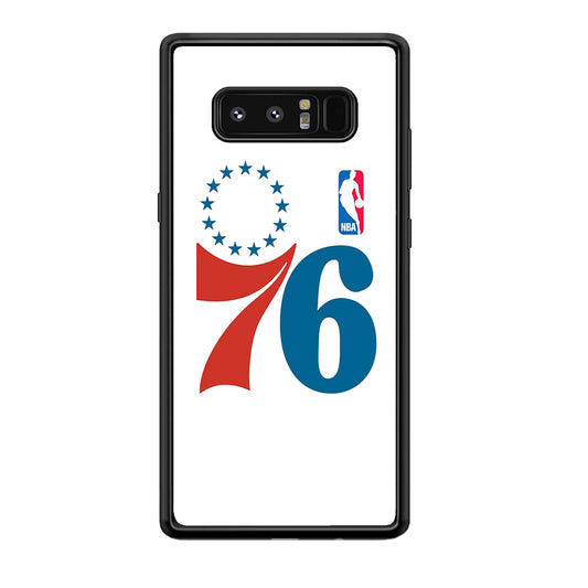 Philadelphia 76ers White Samsung Galaxy Note 8 Case