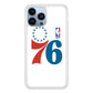 Philadelphia 76ers White iPhone 13 Pro Max Case