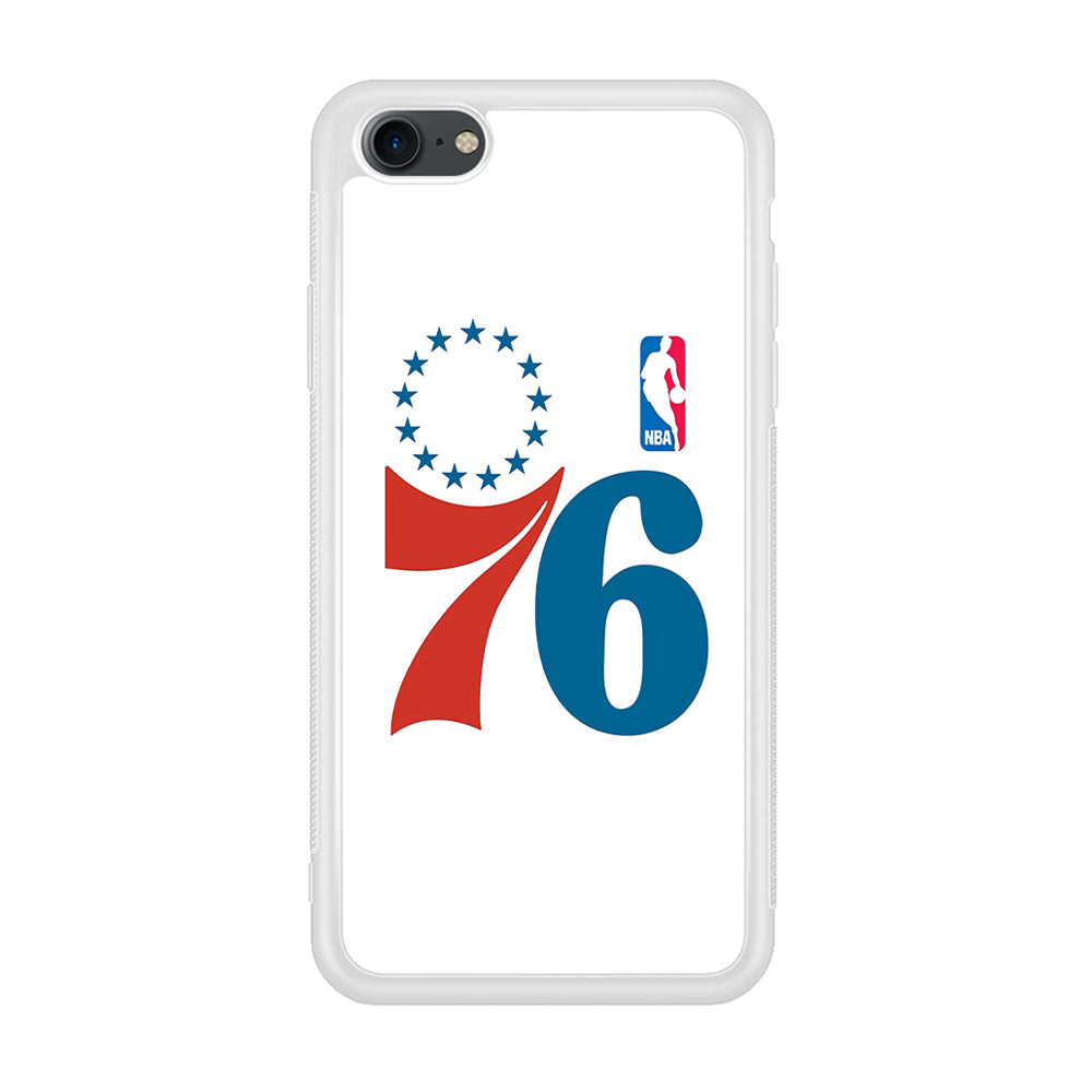Philadelphia 76ers White iPhone 7 Case