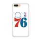 Philadelphia 76ers White iPhone 8 Plus Case