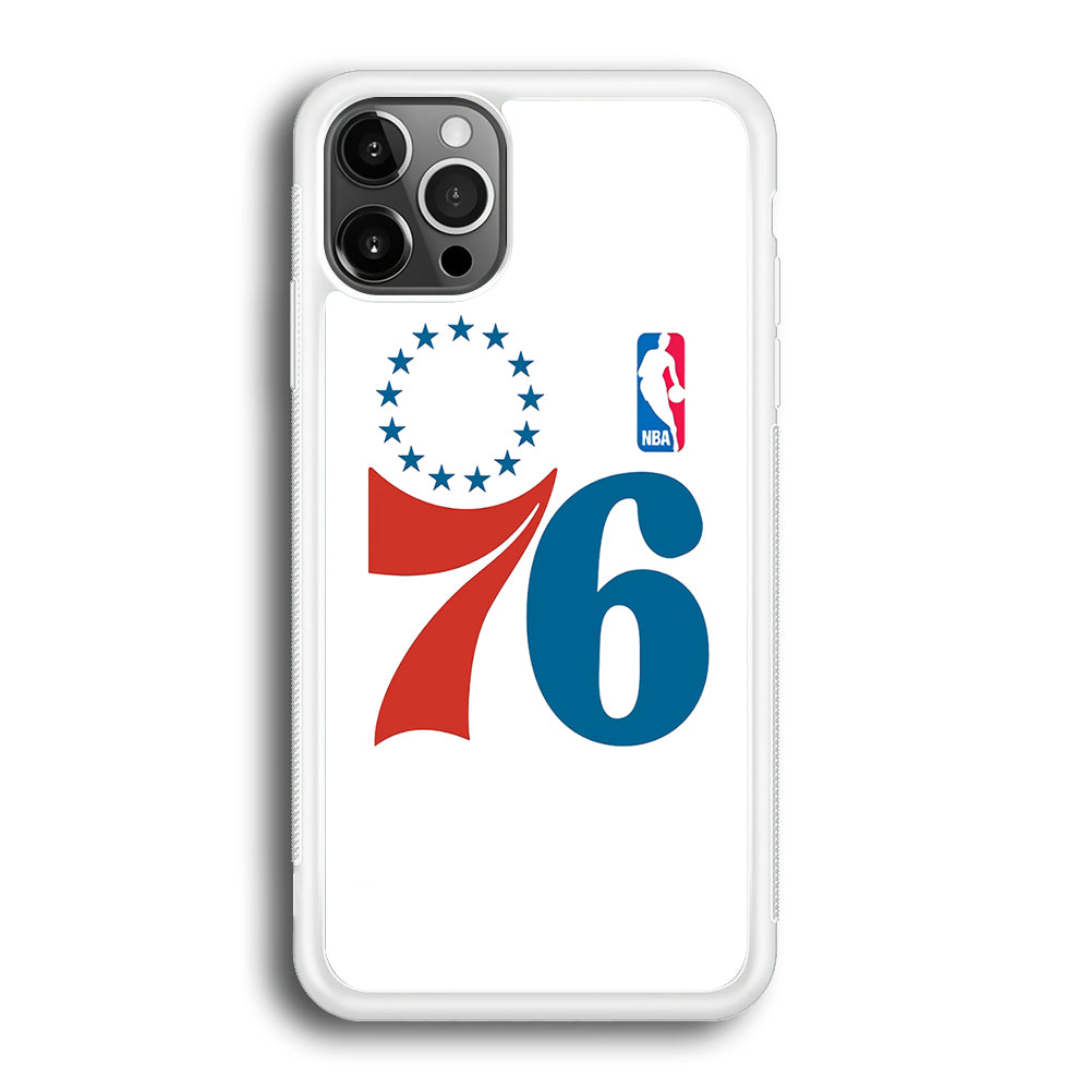 Philadelphia 76ers White iPhone 12 Pro Case