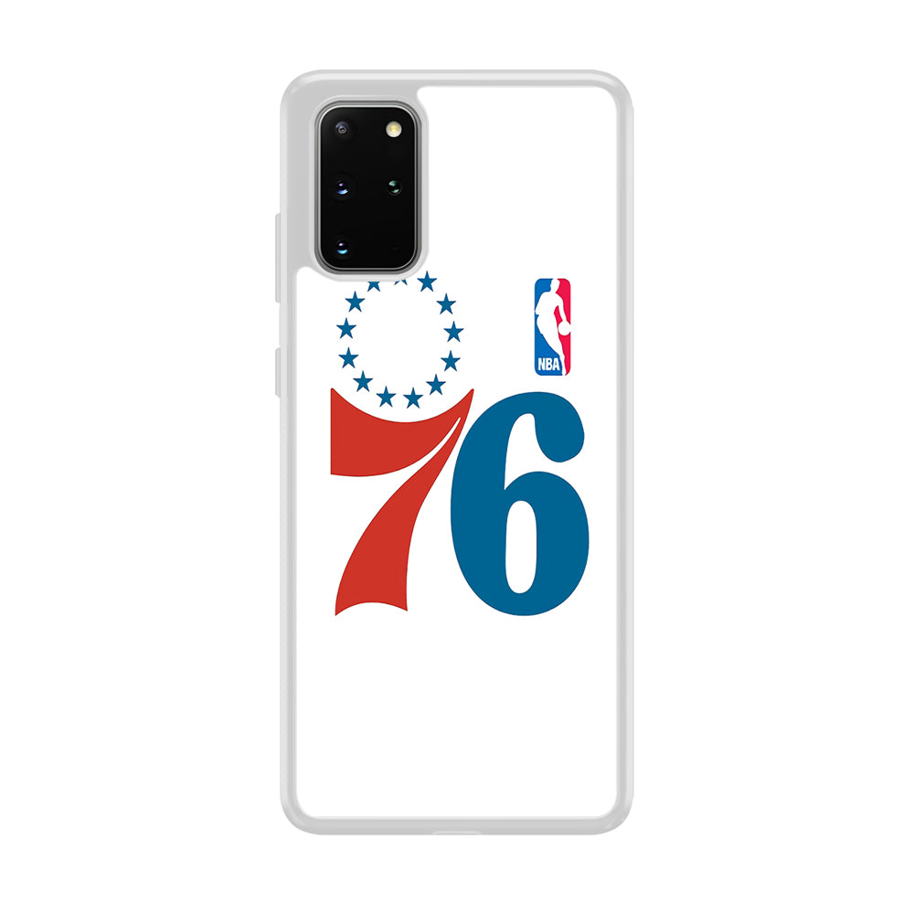 Philadelphia 76ers White Samsung Galaxy S20 Plus Case