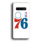 Philadelphia 76ers White Samsung Galaxy S10 Plus Case