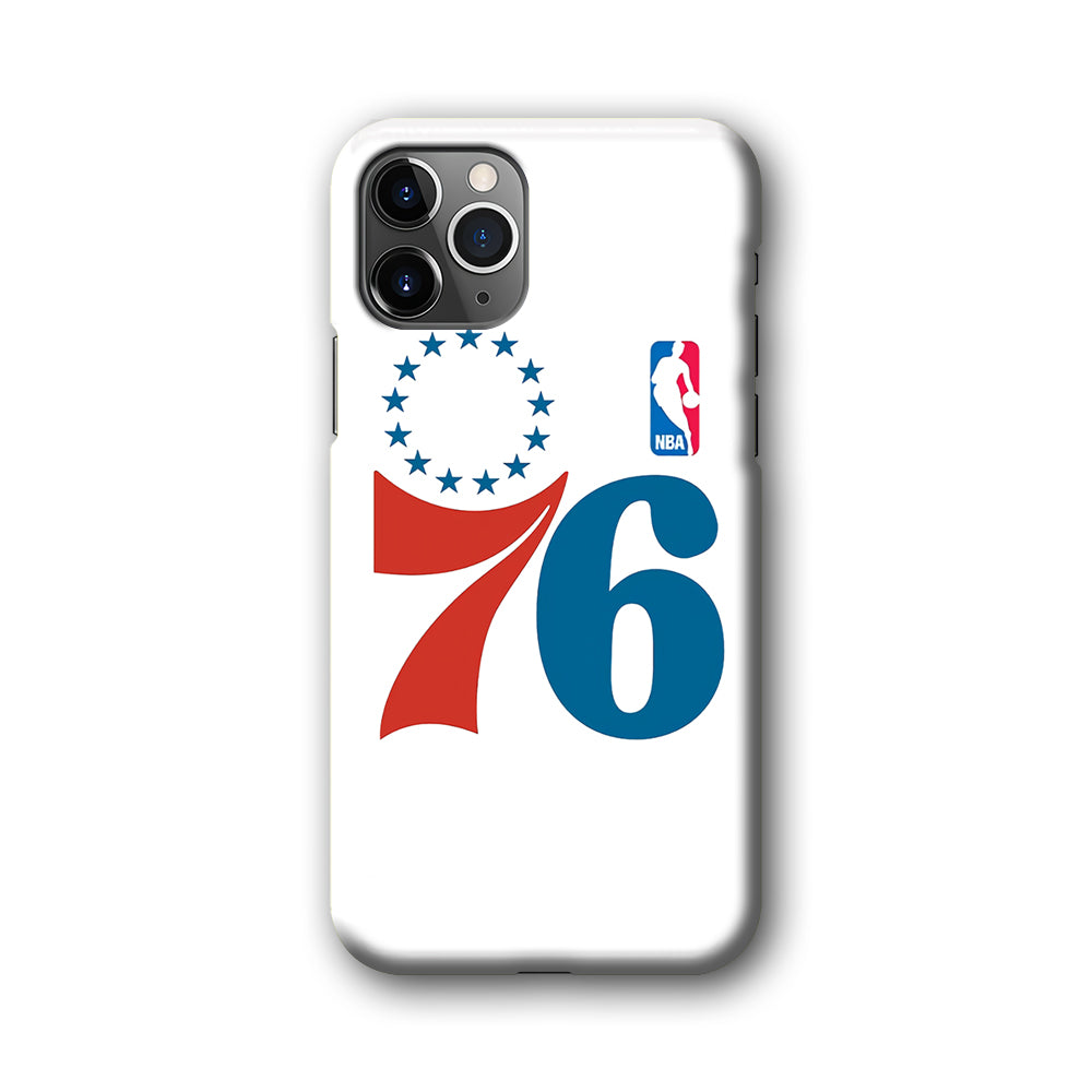 Philadelphia 76ers White iPhone 11 Pro Max Case