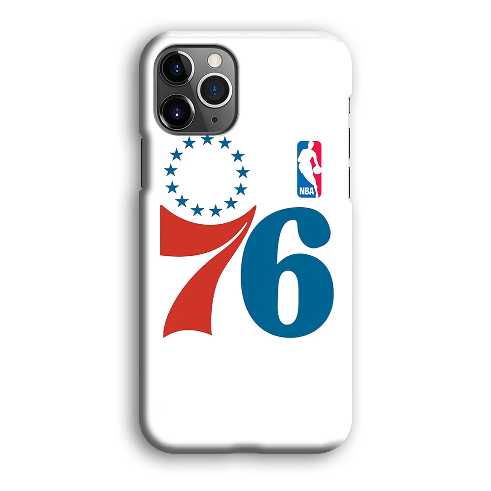 Philadelphia 76ers White iPhone 12 Pro Case