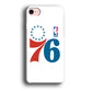 Philadelphia 76ers White iPhone 7 Case
