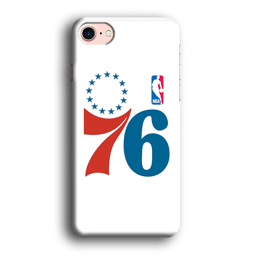 Philadelphia 76ers White iPhone 7 Case