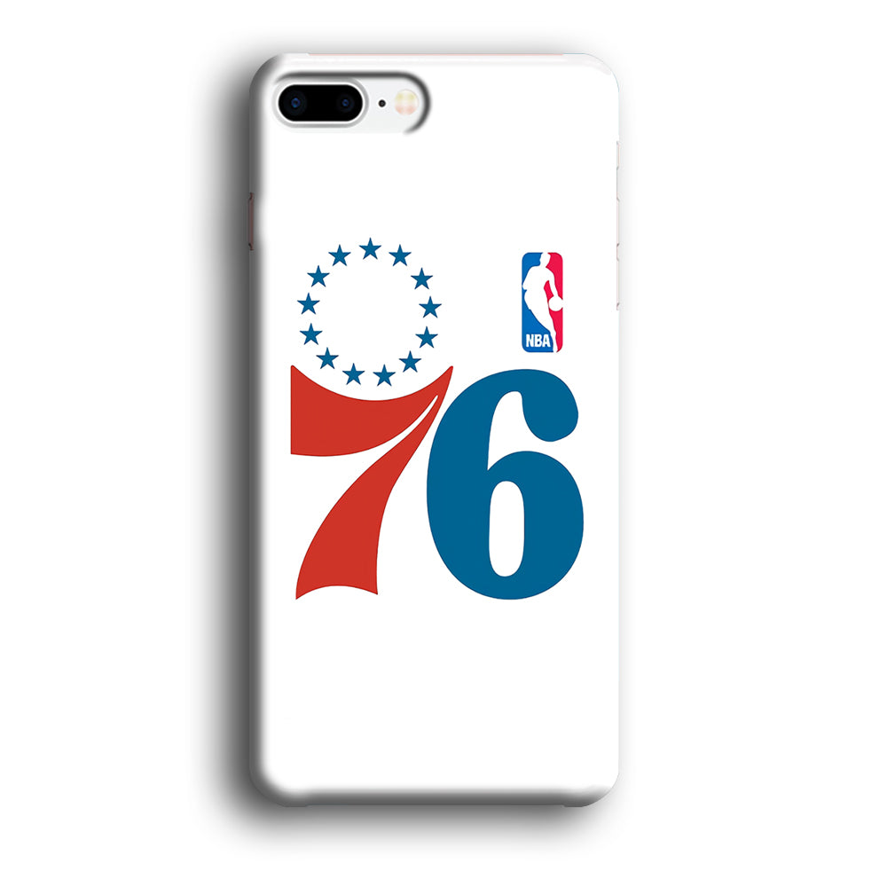 Philadelphia 76ers White iPhone 8 Plus Case