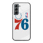 Philadelphia 76ers White Samsung Galaxy S21 Case