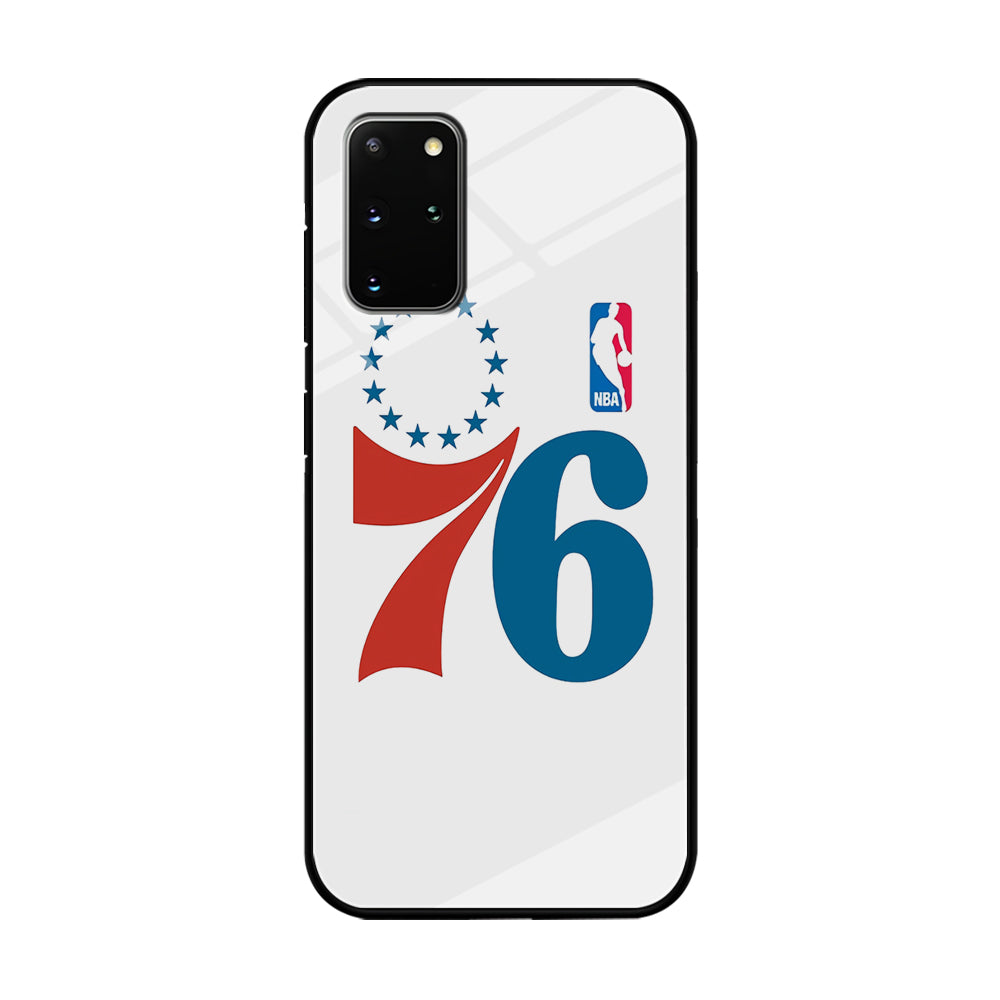 Philadelphia 76ers White Samsung Galaxy S20 Plus Case