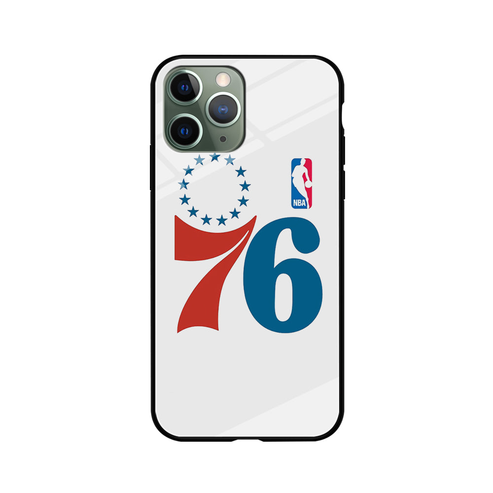 Philadelphia 76ers White iPhone 11 Pro Case