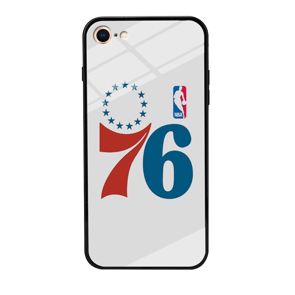 Philadelphia 76ers White iPhone 7 Case