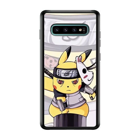 Pikachu Anbu Mode Samsung Galaxy S10 Plus Case