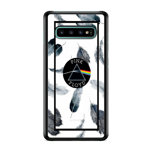 Pink Floyd White Feathers Samsung Galaxy S10 Case