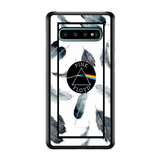 Pink Floyd White Feathers Samsung Galaxy S10 Plus Case