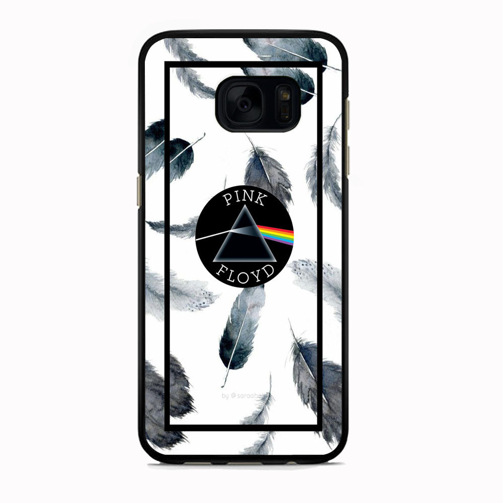 Pink Floyd White Feathers Samsung Galaxy S7 Edge Case