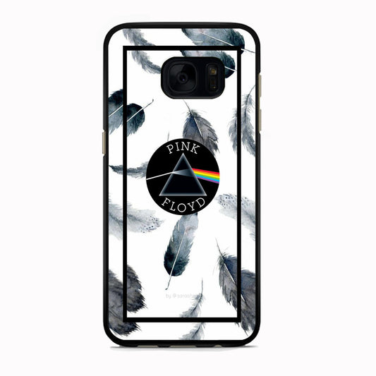 Pink Floyd White Feathers Samsung Galaxy S7 Edge Case