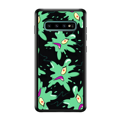 Plankton Flat Character Samsung Galaxy S10 Case