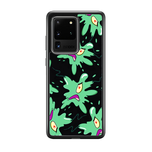 Plankton Flat Character Samsung Galaxy S20 Ultra Case