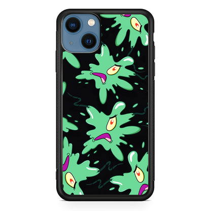 Plankton Flat Character iPhone 13 Case