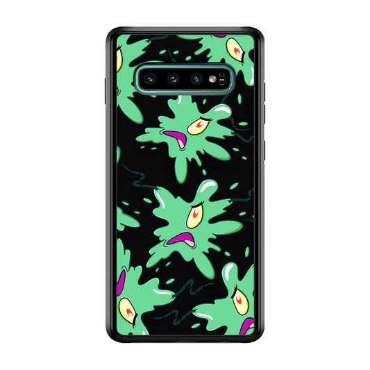 Plankton Flat Character Samsung Galaxy S10 Plus Case