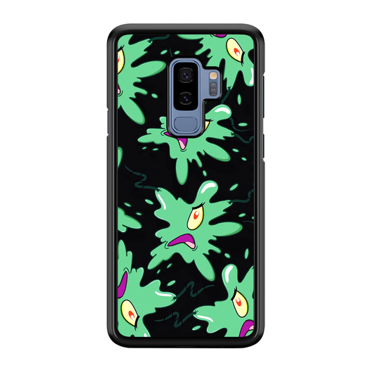 Plankton Flat Character Samsung Galaxy S9 Plus Case