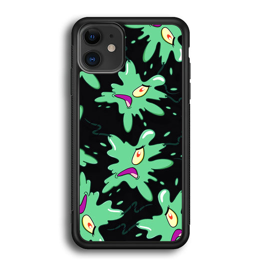 Plankton Flat Character iPhone 12 Case