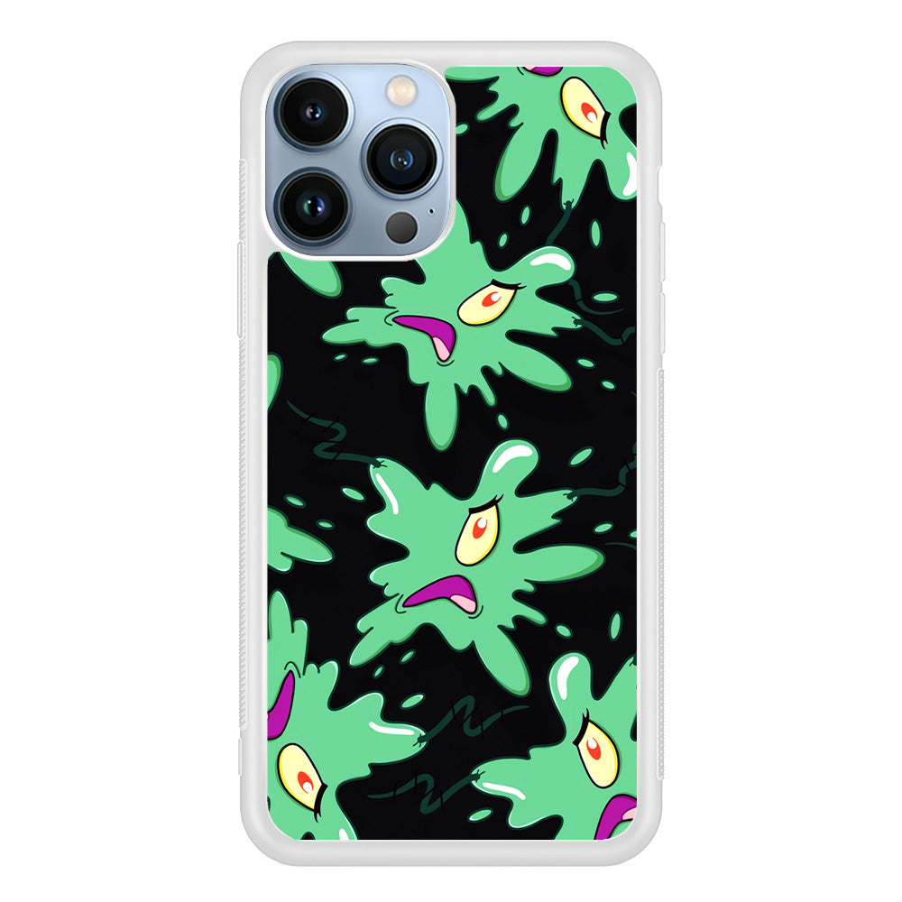 Plankton Flat Character iPhone 13 Pro Max Case