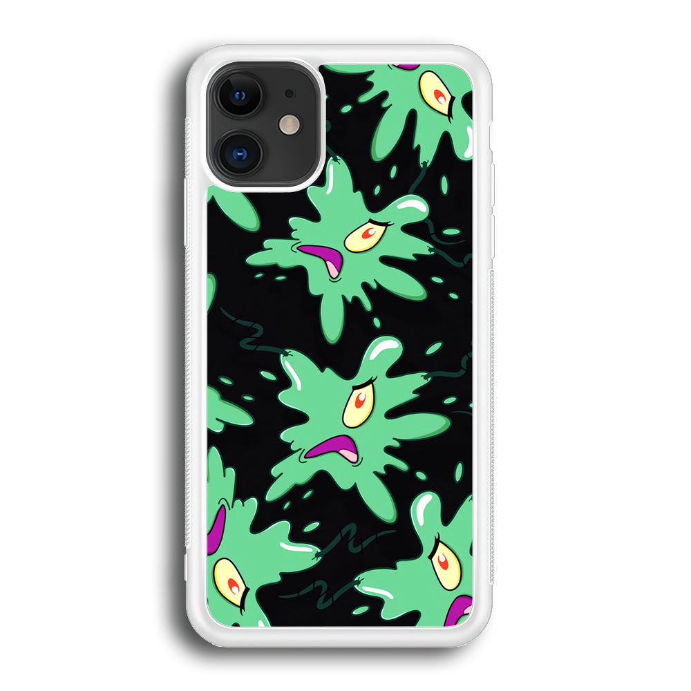 Plankton Flat Character iPhone 12 Case