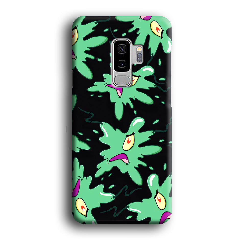 Plankton Flat Character Samsung Galaxy S9 Plus Case