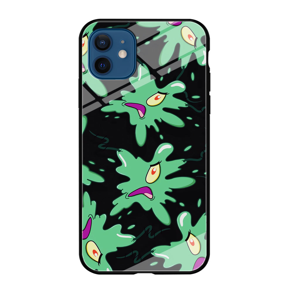 Plankton Flat Character iPhone 12 Case