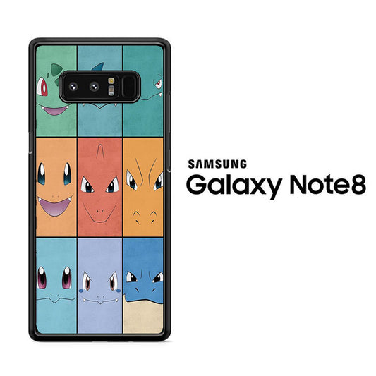 Pockemon Face Evolution Samsung Galaxy Note 8 Case