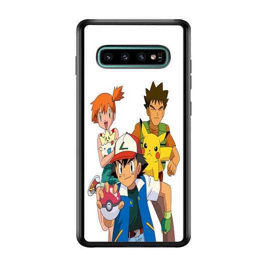 Pokemon Ash Ketchum Team Samsung Galaxy S10 Plus Case