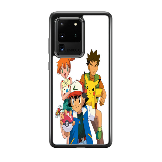 Pokemon Ash Ketchum Team Samsung Galaxy S20 Ultra Case