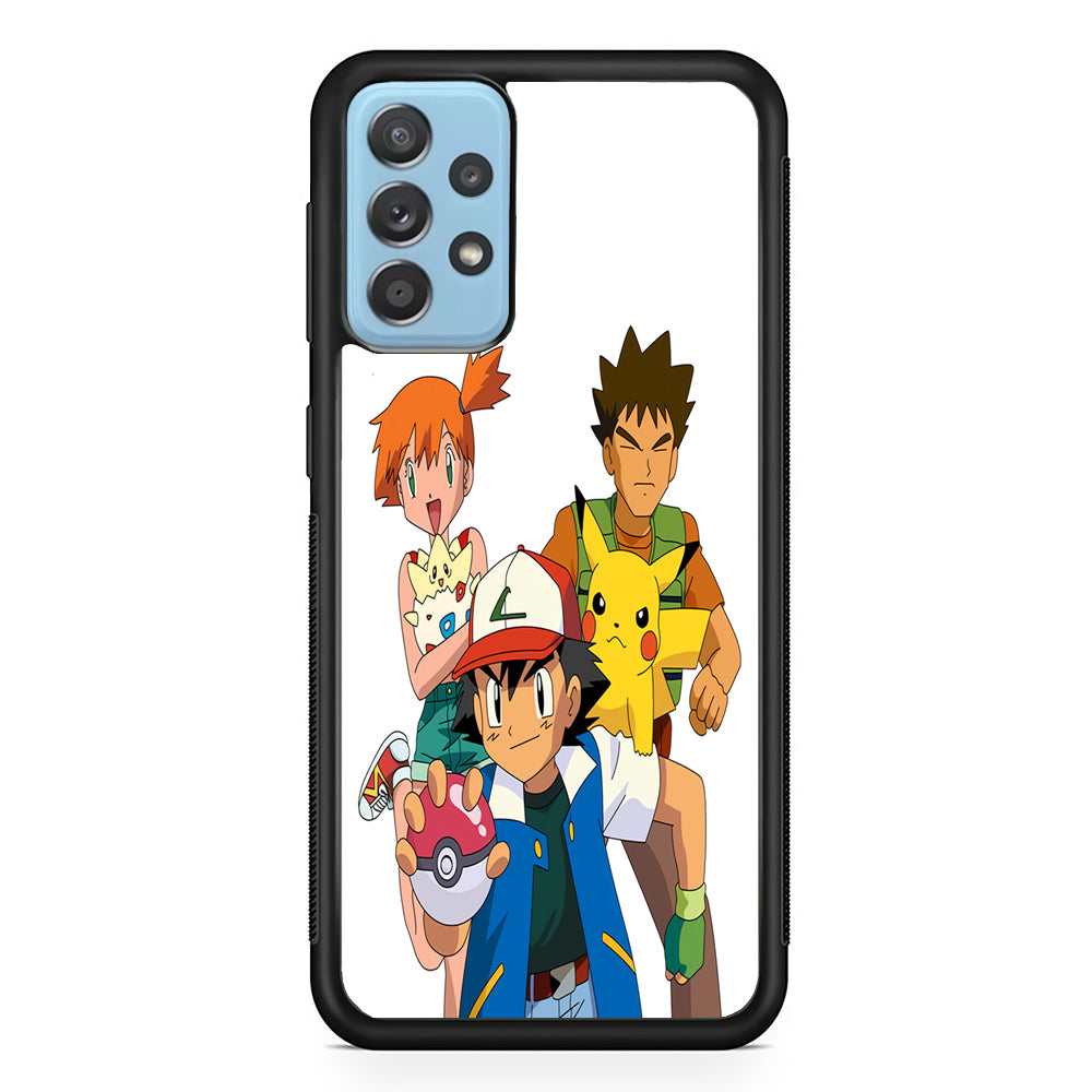 Pokemon Ash Ketchum Team Samsung Galaxy A52 Case