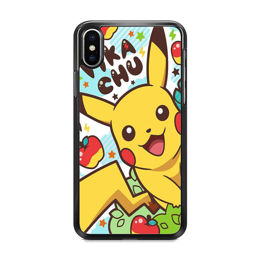 Pokemon Pikachu Art iPhone Xs Case