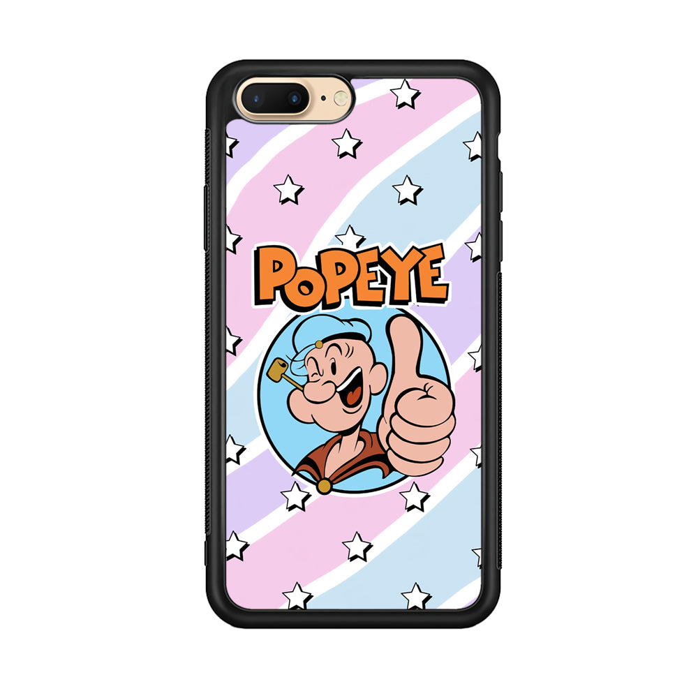 Popeye Layer Colour iPhone 8 Plus Case