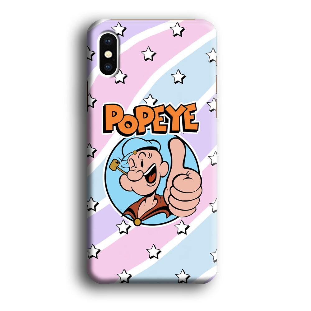 Popeye Layer Colour iPhone X Case