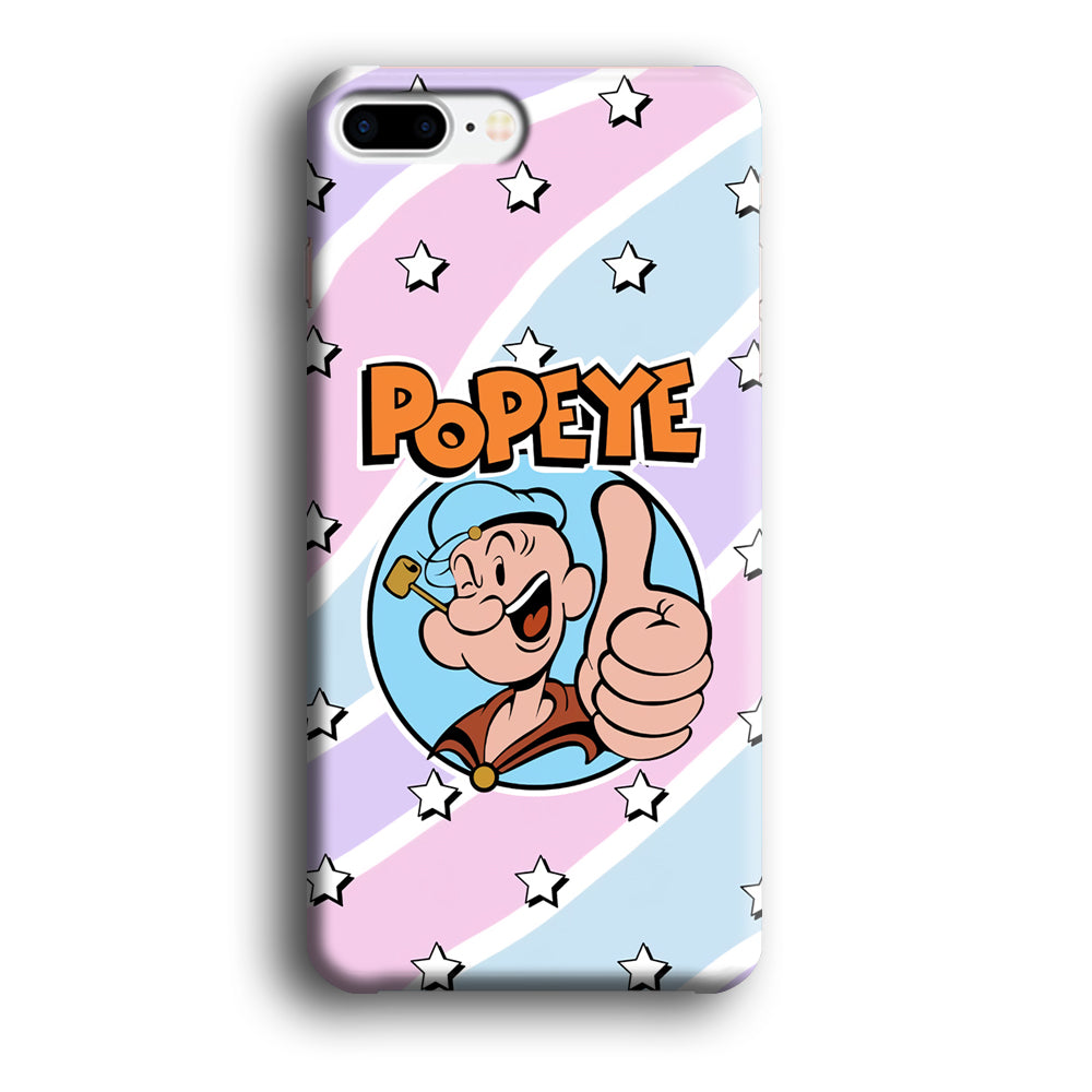 Popeye Layer Colour iPhone 8 Plus Case