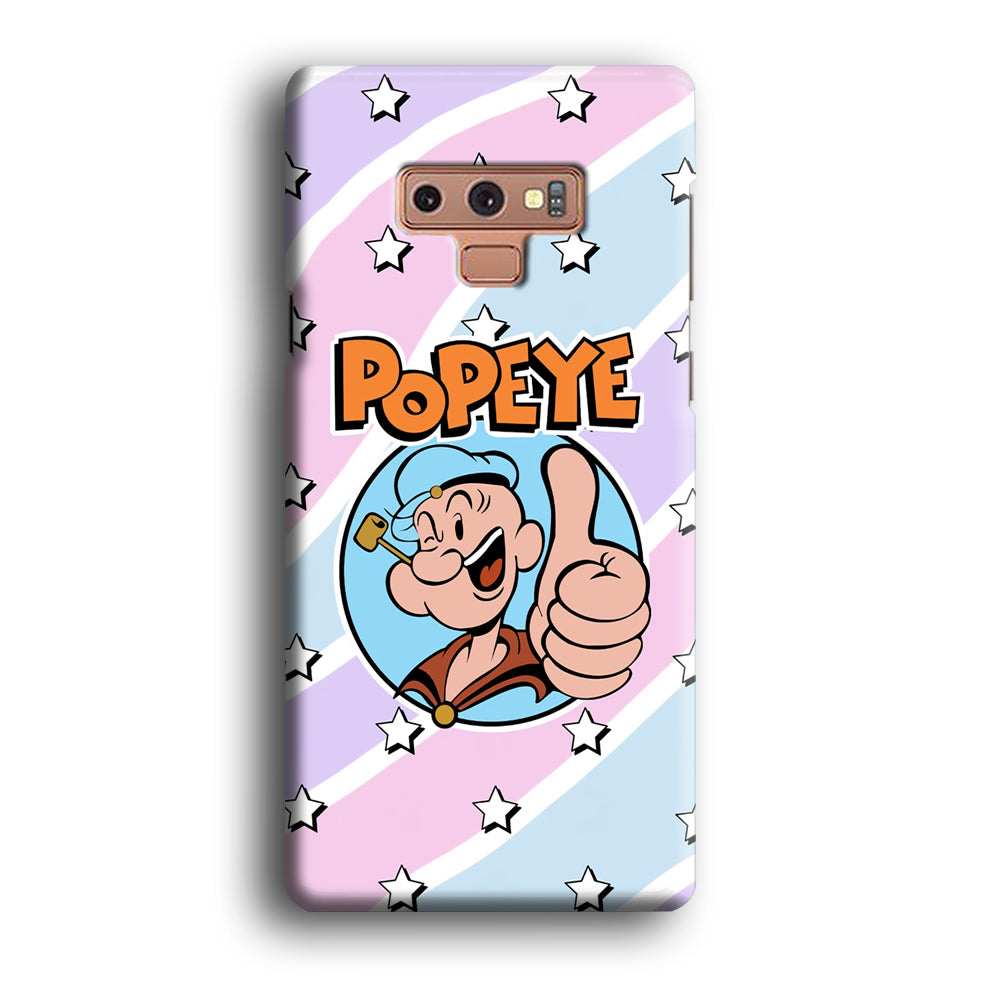 Popeye Layer Colour Samsung Galaxy Note 9 Case