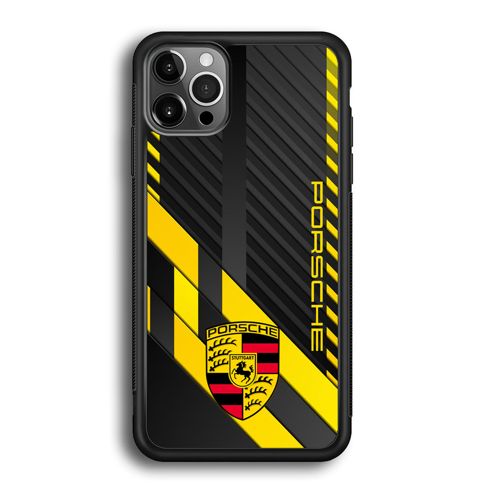Porsche Fiber Bold iPhone 12 Pro Case - Ezzystore