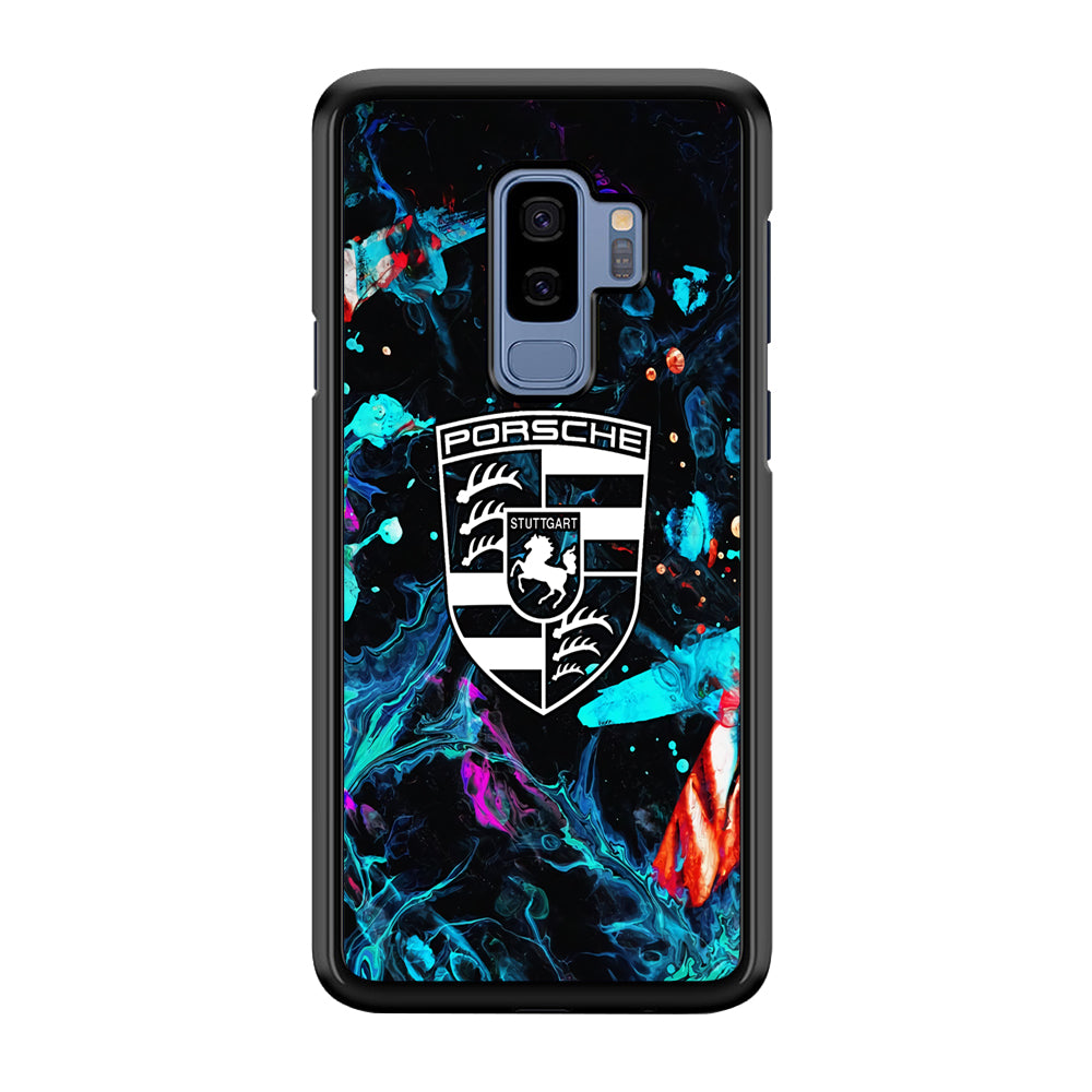 Porsche Logo Marble Samsung Galaxy S9 Plus Case - Ezzystore