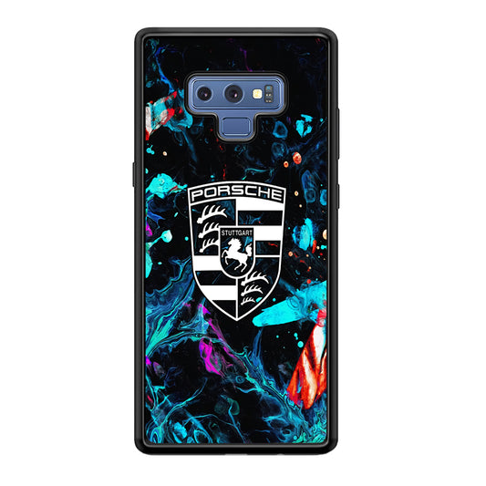 Porsche Logo Marble  Samsung Galaxy Note 9 Case - Ezzystore