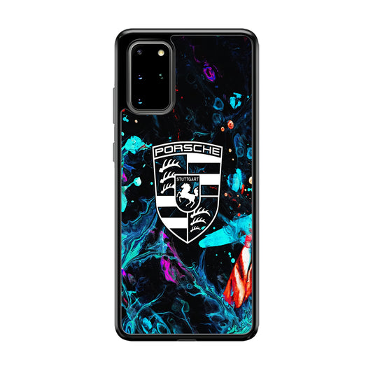 Porsche Logo Marble Samsung Galaxy S20 Plus Case - Ezzystore