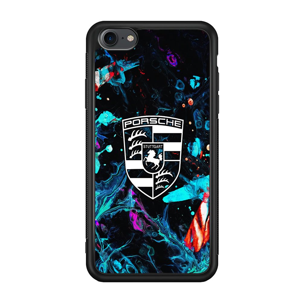 Porsche Logo Marble  iPhone 7 Case - Ezzystore