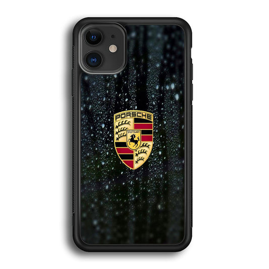 Porsche Logo Watermark iPhone 12 Case - Ezzystore